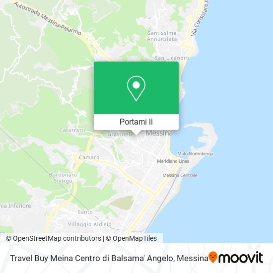 Mappa Travel Buy Meina Centro di Balsama' Angelo