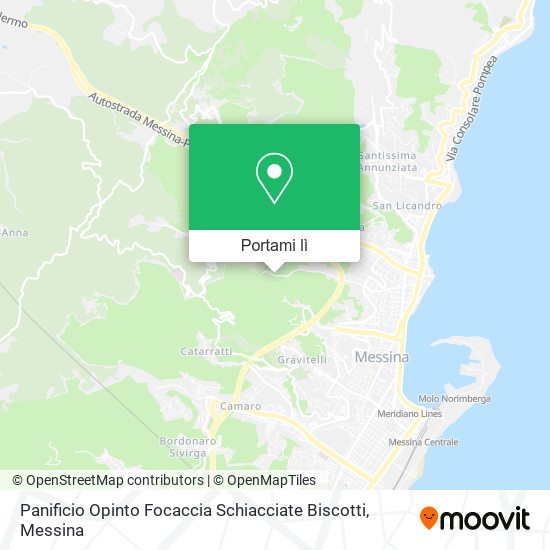 Mappa Panificio Opinto Focaccia Schiacciate Biscotti