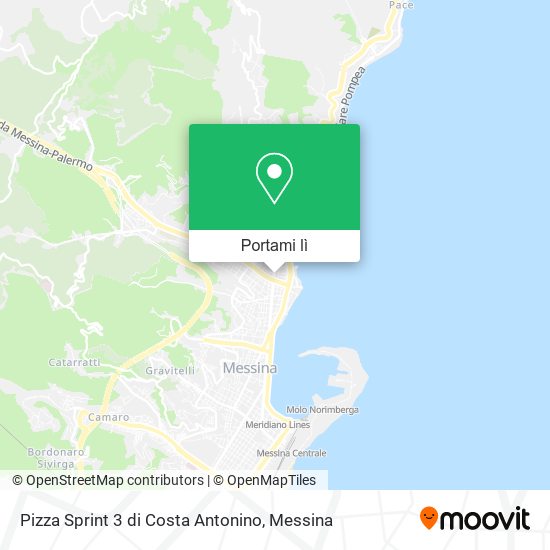 Mappa Pizza Sprint 3 di Costa Antonino