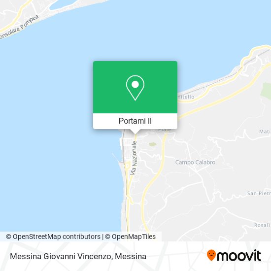 Mappa Messina Giovanni Vincenzo