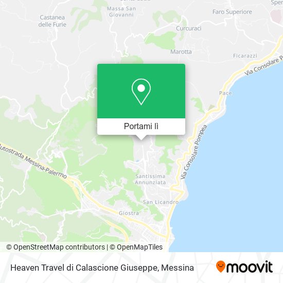 Mappa Heaven Travel di Calascione Giuseppe