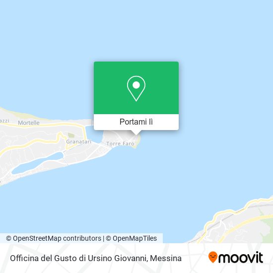 Mappa Officina del Gusto di Ursino Giovanni