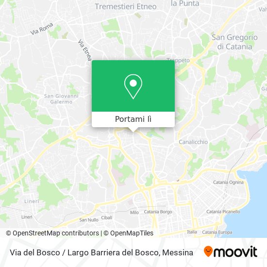 Mappa Via del Bosco / Largo Barriera del Bosco