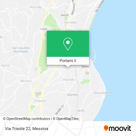 Mappa Via Trieste 22