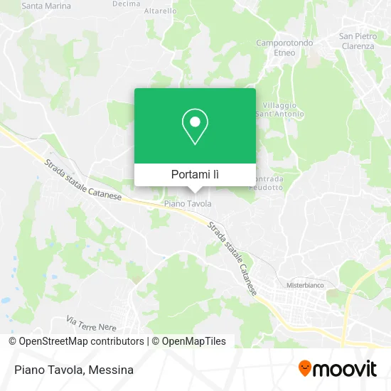Mappa Piano Tavola