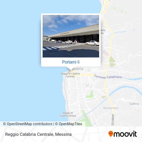 Mappa Reggio Calabria Centrale