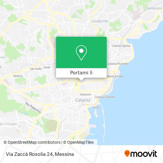 Mappa Via Zaccà Rosolia 24