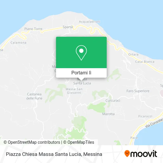 Mappa Piazza Chiesa Massa Santa Lucia