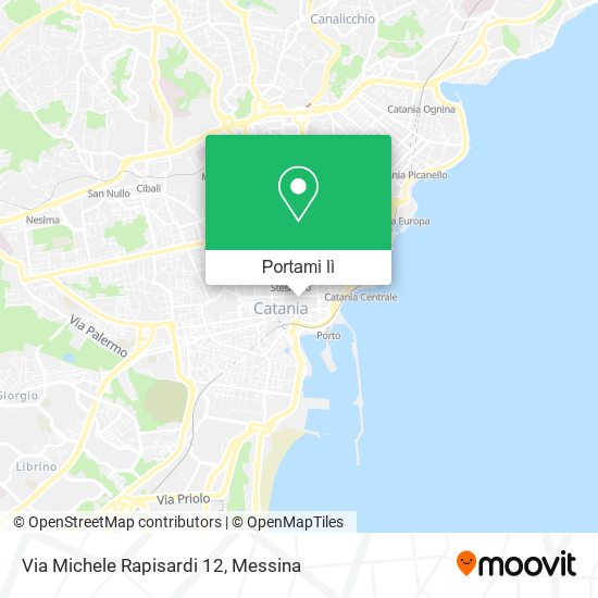 Mappa Via Michele Rapisardi  12