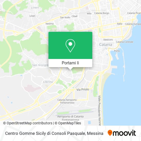 Mappa Centro Gomme Sicily di Consoli Pasquale