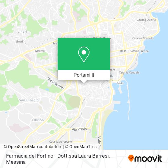 Mappa Farmacia del Fortino - Dott.ssa Laura Barresi