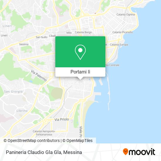 Mappa Panineria Claudio Gla Gla