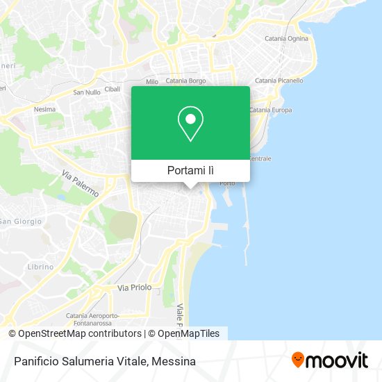 Mappa Panificio Salumeria Vitale