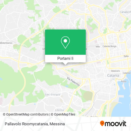 Mappa Pallavolo Roomycatania