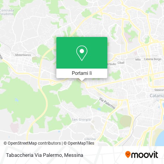 Mappa Tabaccheria Via Palermo