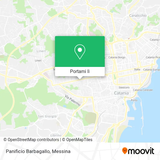 Mappa Panificio Barbagallo