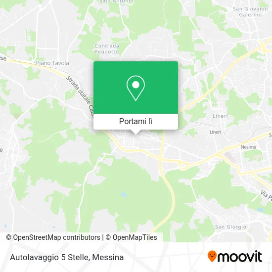 Mappa Autolavaggio 5 Stelle