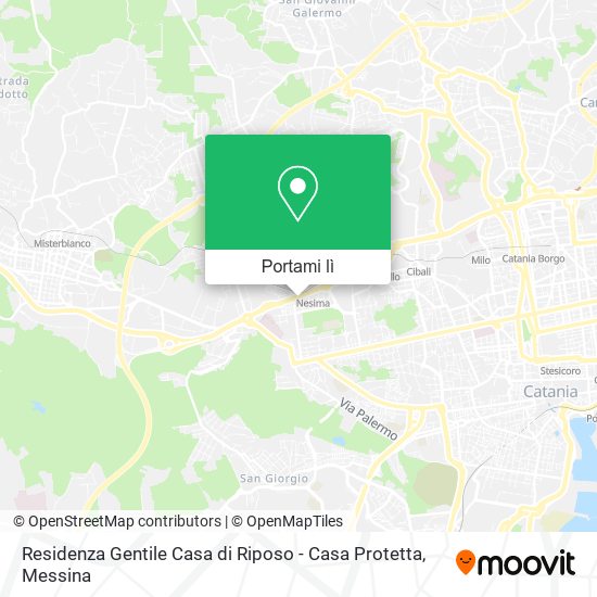 Mappa Residenza Gentile Casa di Riposo - Casa Protetta