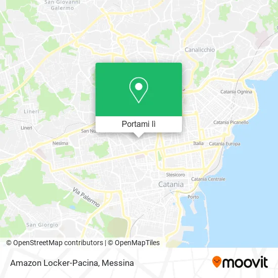 Mappa Amazon Locker-Pacina