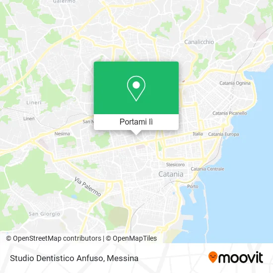 Mappa Studio Dentistico Anfuso