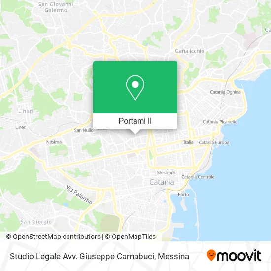 Mappa Studio Legale Avv. Giuseppe Carnabuci