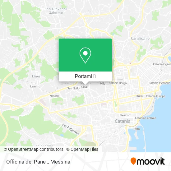 Mappa Officina del Pane .