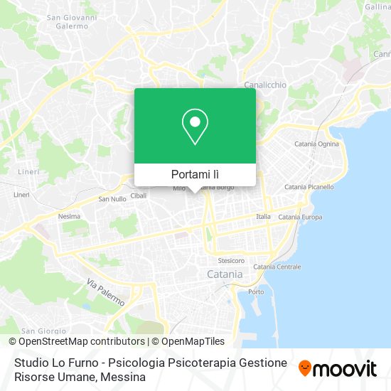 Mappa Studio Lo Furno - Psicologia Psicoterapia Gestione Risorse Umane