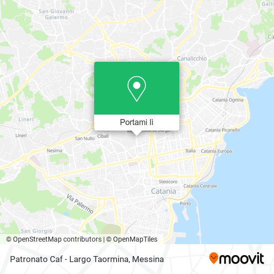 Mappa Patronato Caf - Largo Taormina