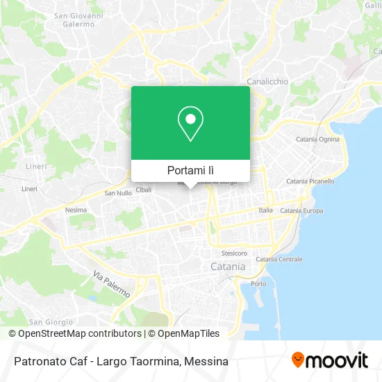Mappa Patronato Caf - Largo Taormina