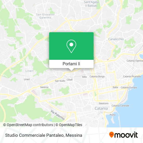 Mappa Studio Commerciale Pantaleo