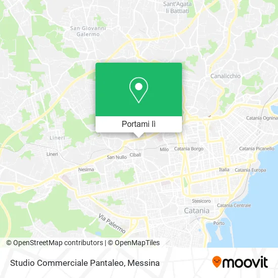 Mappa Studio Commerciale Pantaleo