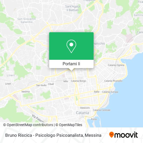 Mappa Bruno Riscica - Psicologo Psicoanalista