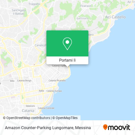 Mappa Amazon Counter-Parking Lungomare
