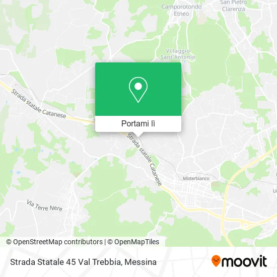 Mappa Strada Statale 45 Val Trebbia