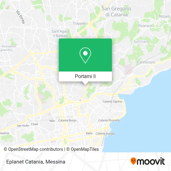 Mappa Eplanet Catania