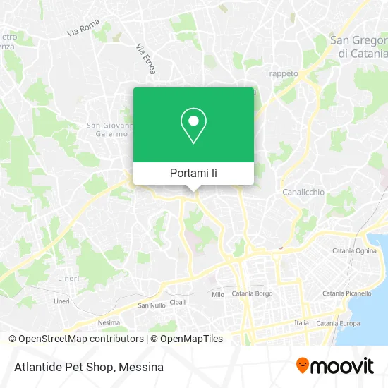 Mappa Atlantide Pet Shop