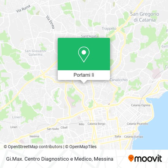 Mappa Gi.Max. Centro Diagnostico e Medico