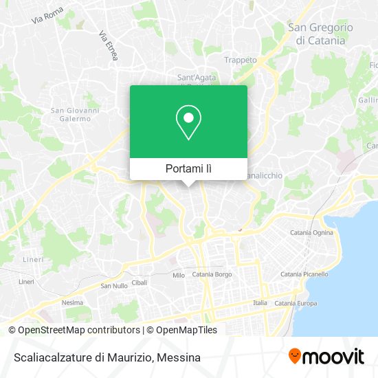 Mappa Scaliacalzature di Maurizio