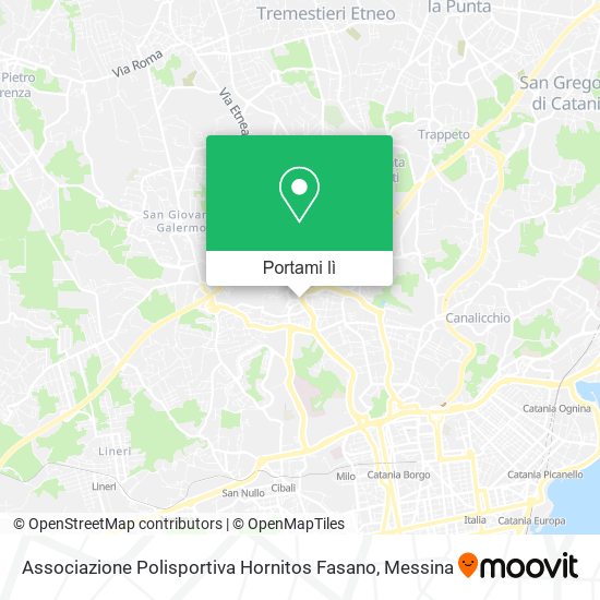 Mappa Associazione Polisportiva Hornitos Fasano