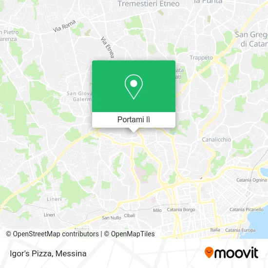 Mappa Igor's Pizza