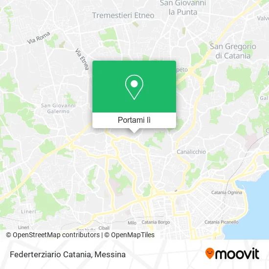 Mappa Federterziario Catania