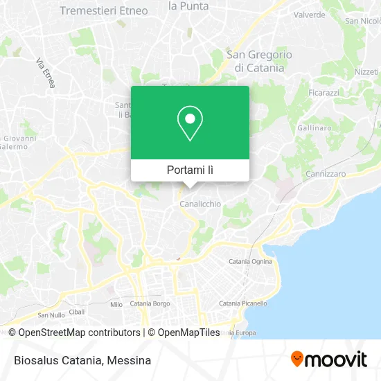Mappa Biosalus Catania