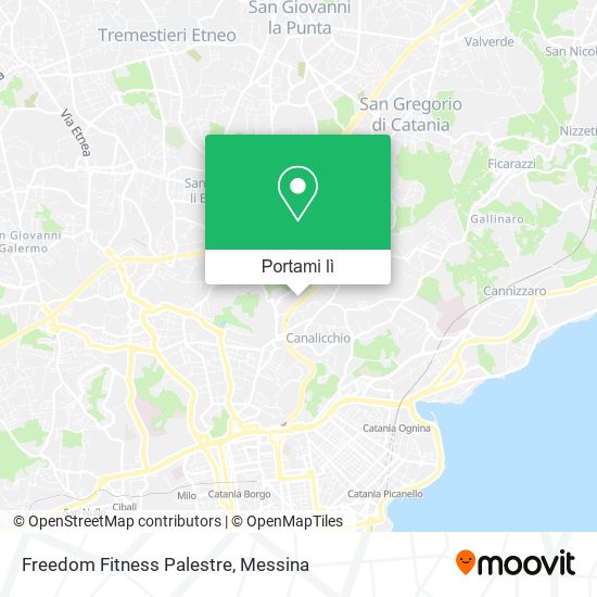 Mappa Freedom Fitness Palestre