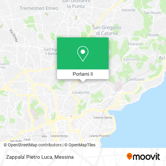 Mappa Zappala' Pietro Luca