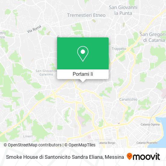 Mappa Smoke House di Santonicito Sandra Eliana