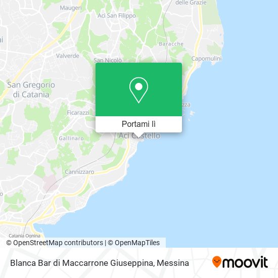 Mappa Blanca Bar di Maccarrone Giuseppina