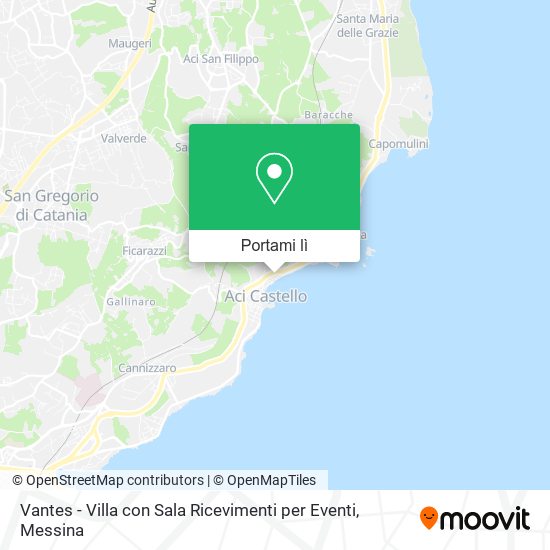 Mappa Vantes - Villa con Sala Ricevimenti per Eventi