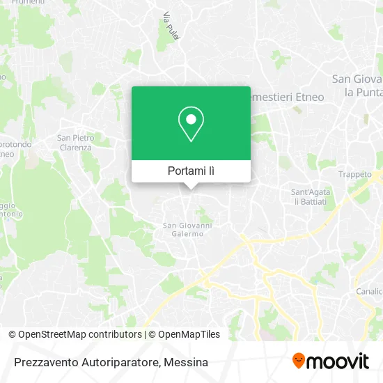 Mappa Prezzavento Autoriparatore
