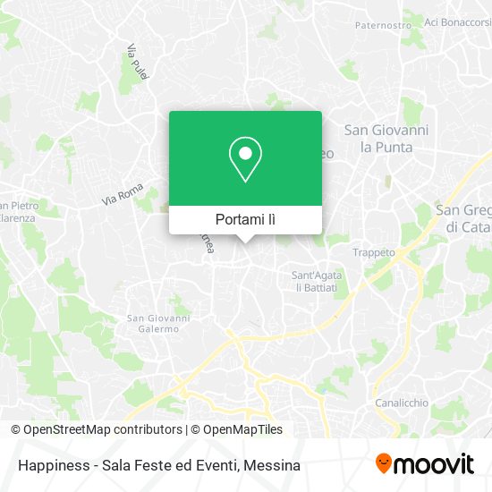 Mappa Happiness - Sala Feste ed Eventi