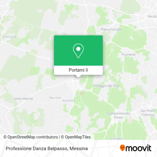 Mappa Professione Danza Belpasso